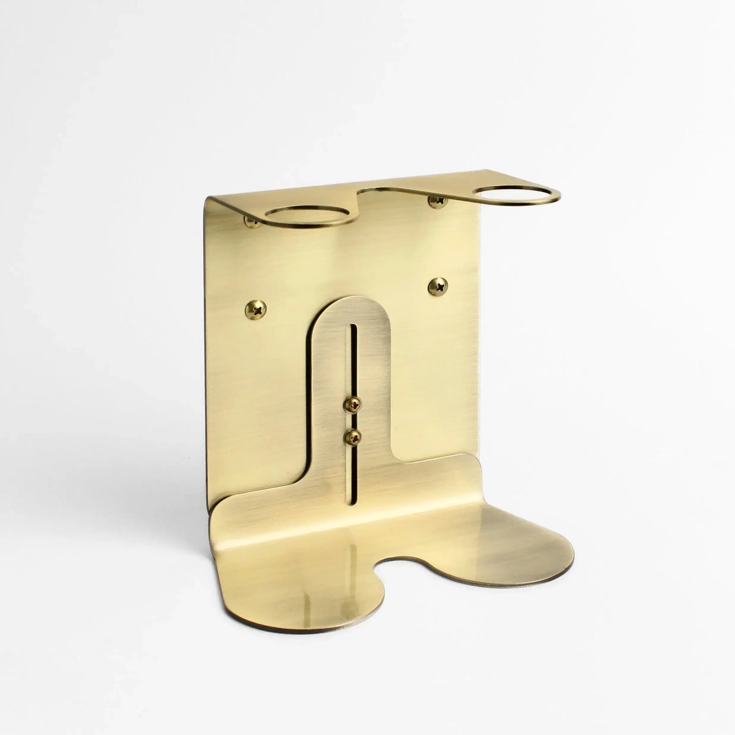 Gold Wall Bracket & Frosted White Glass Dispenser Set Namie Home
