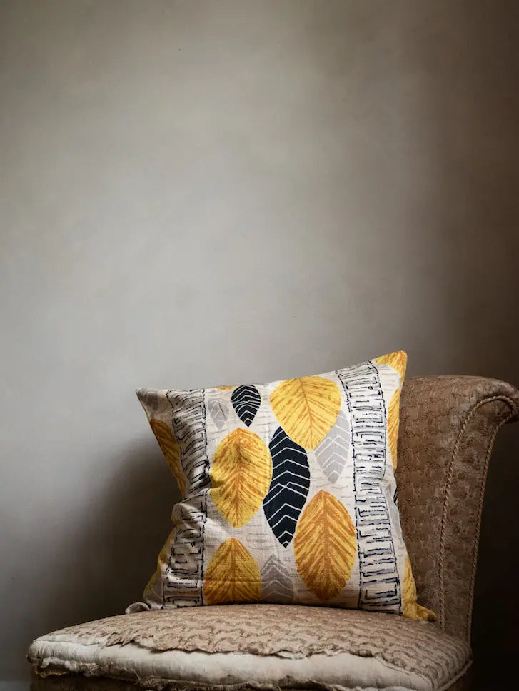 Golden Leaf -  P~S Cushions Print Sisters