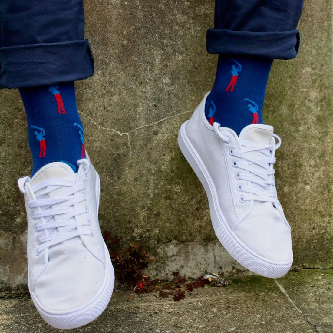 Golfer Bamboo Socks Swole Panda