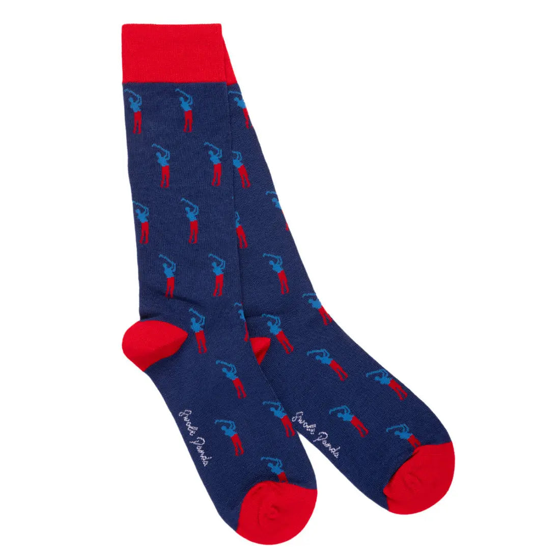 Golfer Bamboo Socks (Comfort Cuff) Swole Panda