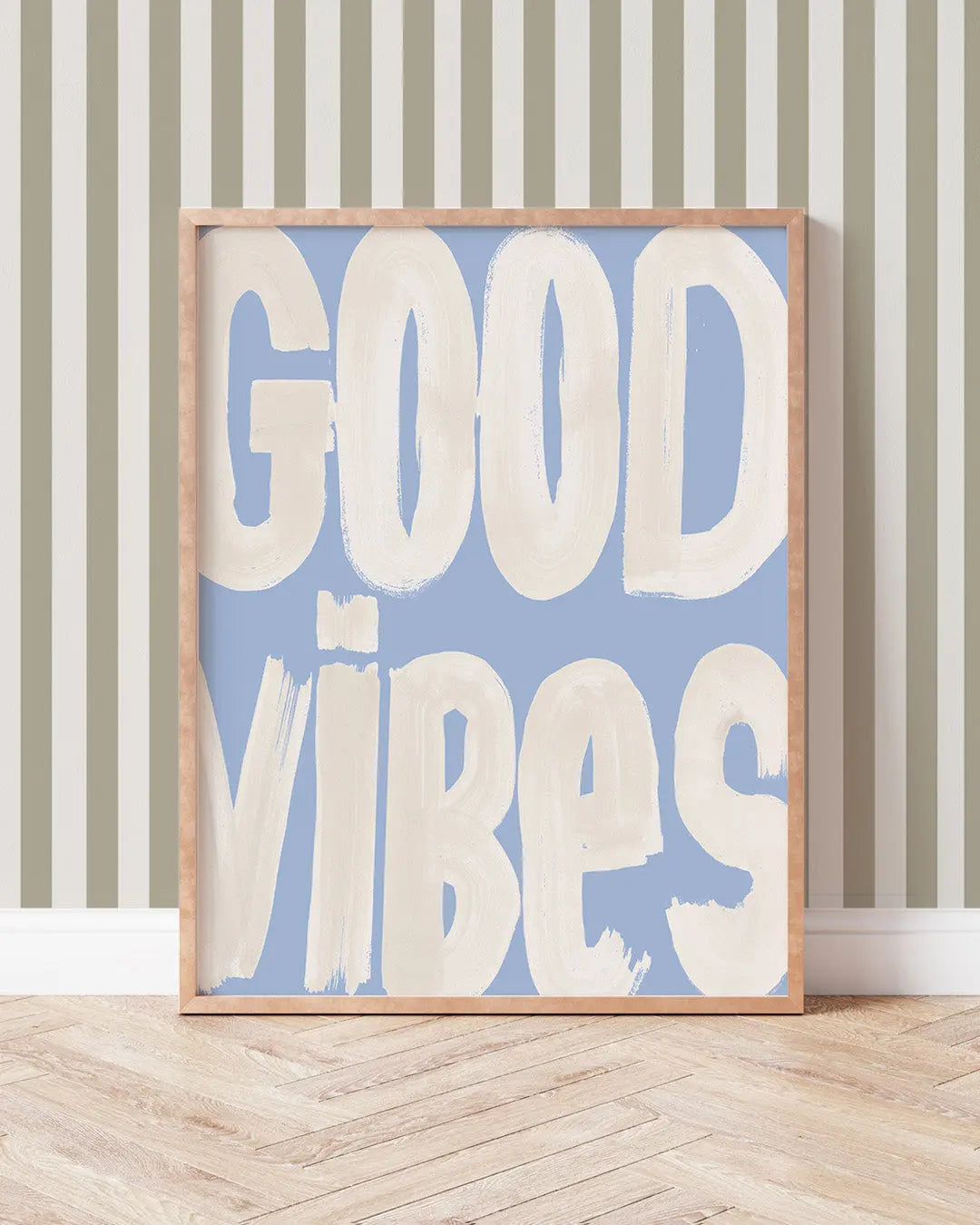 Good Vibes' - Word Art Print Lion & The Pear