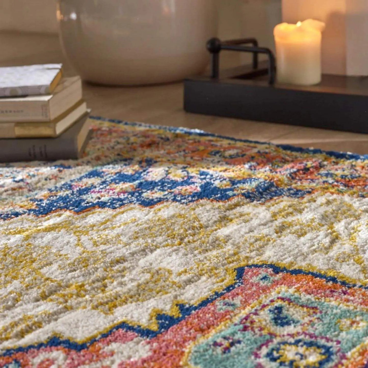 Granada Multicolour Vintage Rug | Amber The Rugs