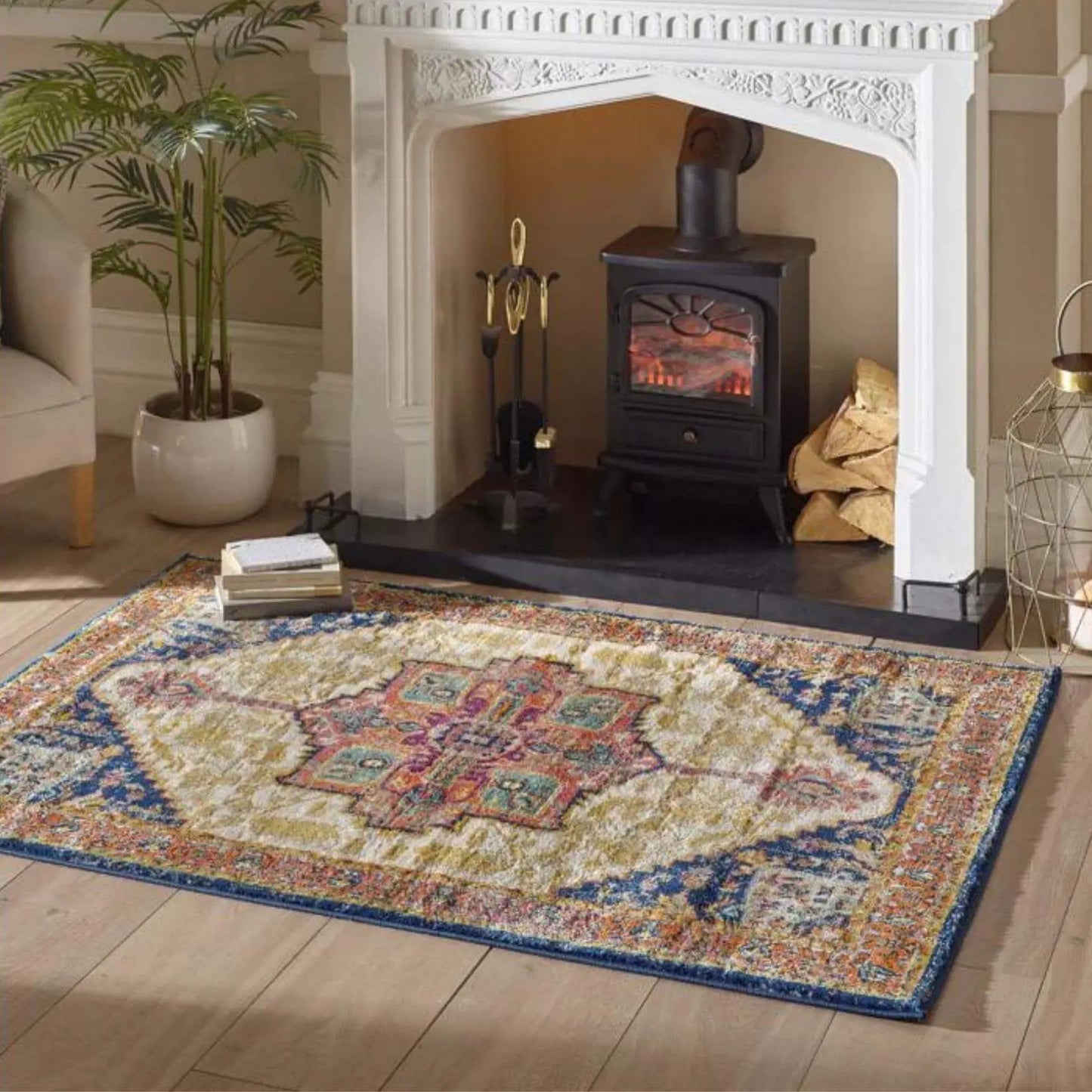 Granada Multicolour Vintage Rug | Amber The Rugs