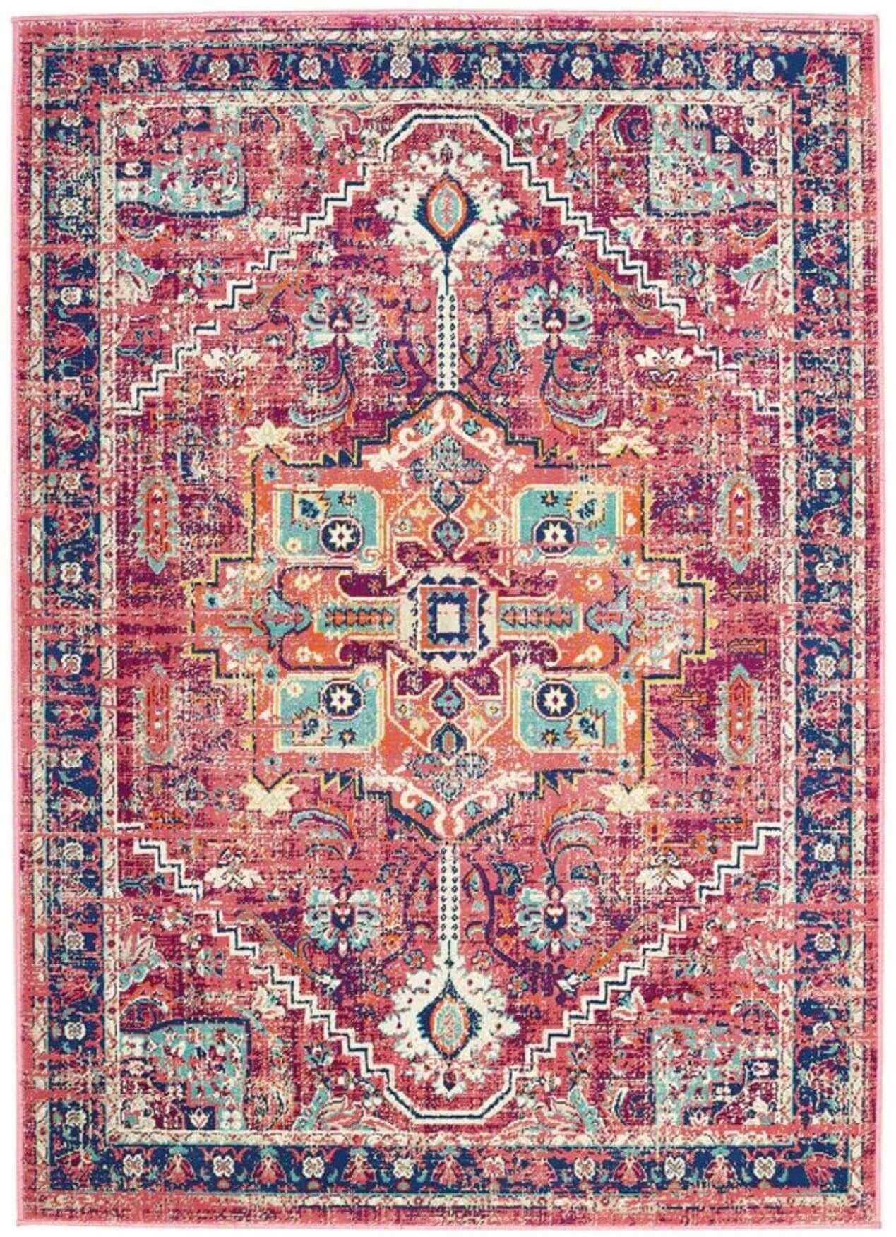 Granada Multicolour Vintage Rug | Ruby The Rugs