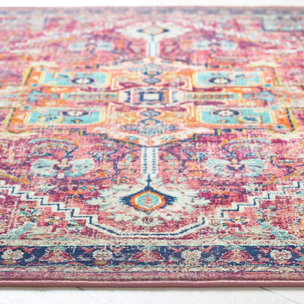 Granada Multicolour Vintage Rug | Ruby The Rugs