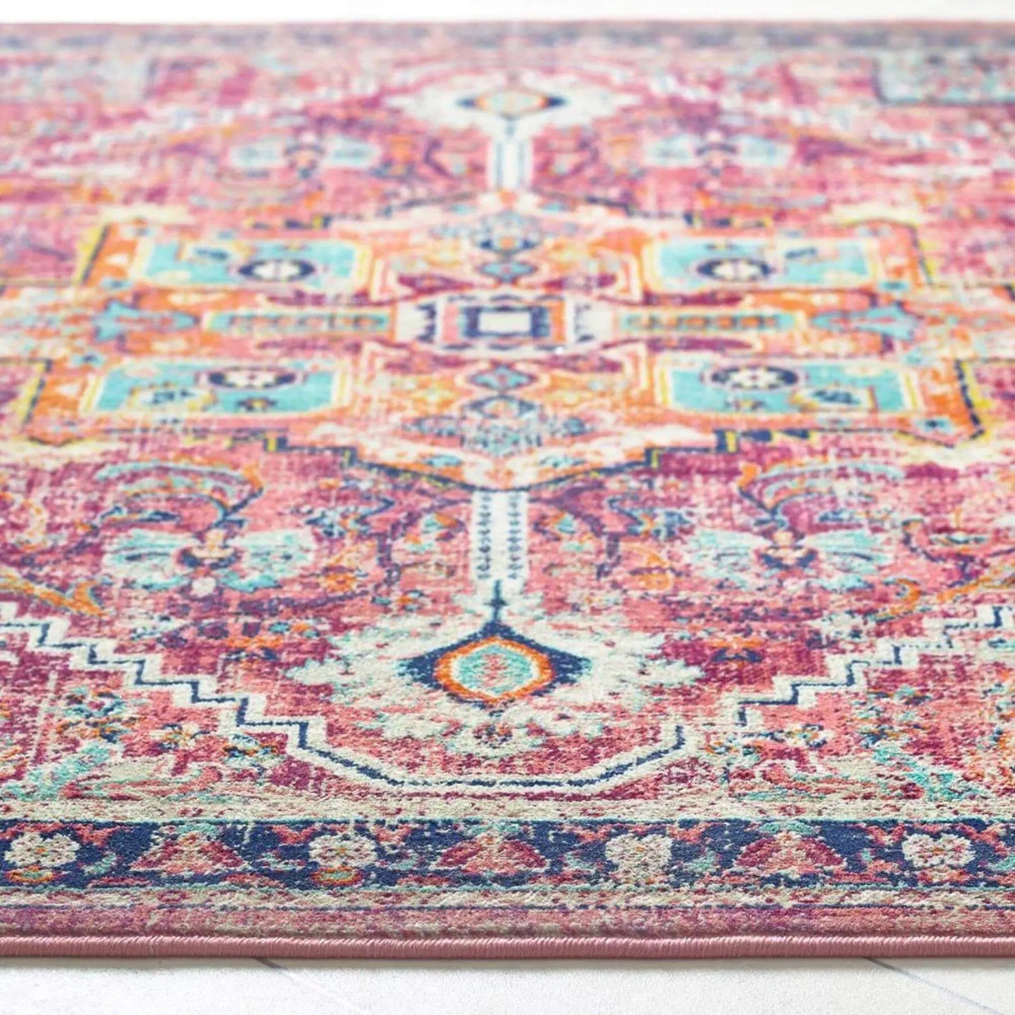 Granada Multicolour Vintage Rug | Ruby The Rugs