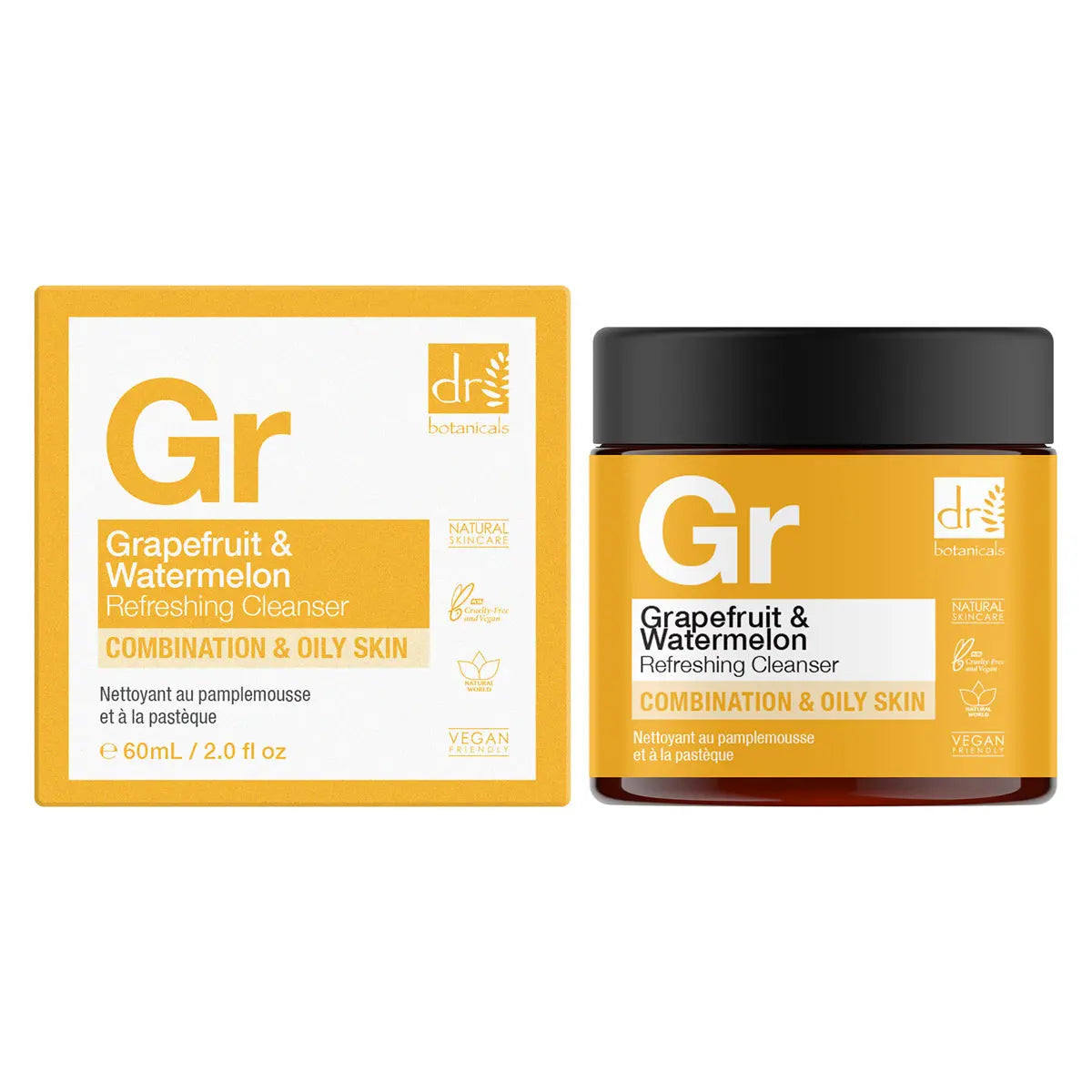 Grapefruit + Watermelon Refreshing Cleanser Duo Dr Botanicals