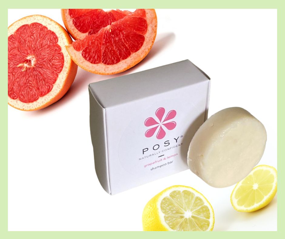 Grapefruit & Lemon Shampoo Bar Posy London Natural Deodorant, Skin & Hair Products