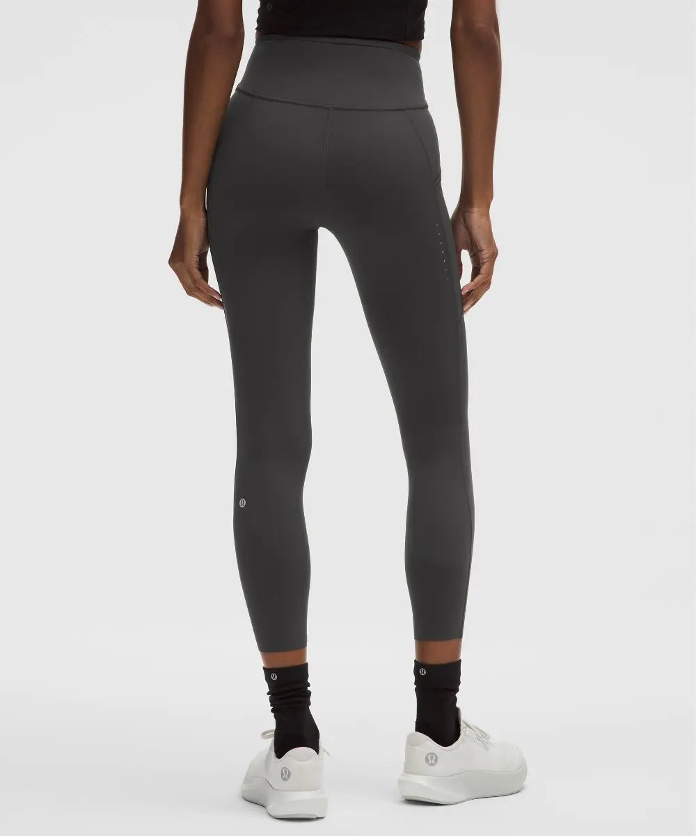 Graphite Grey Women's Fast and Free High-Rise Tight Pocket Lululemon