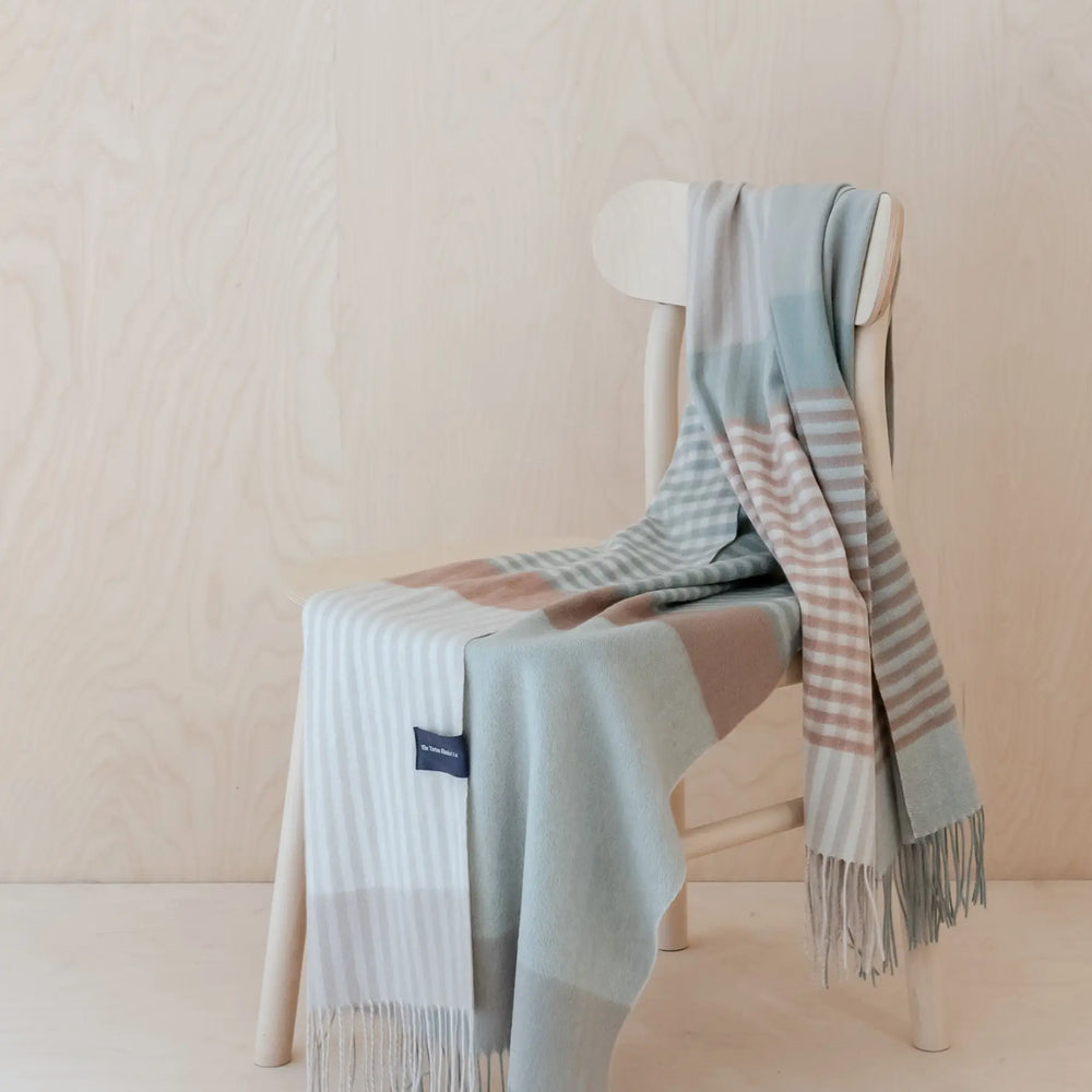 Green Cashmere Blanket TartanBlanketCo
