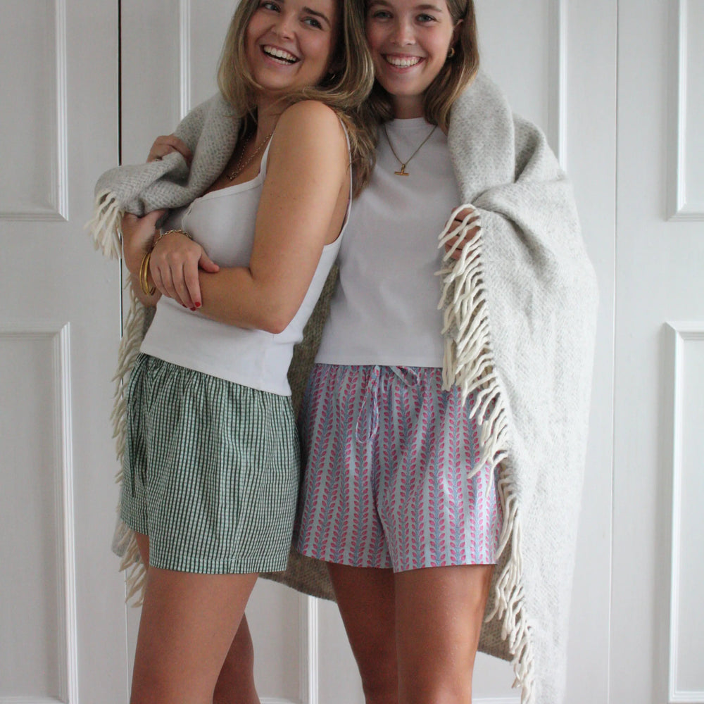 Green Gingham Shorts Madder & More