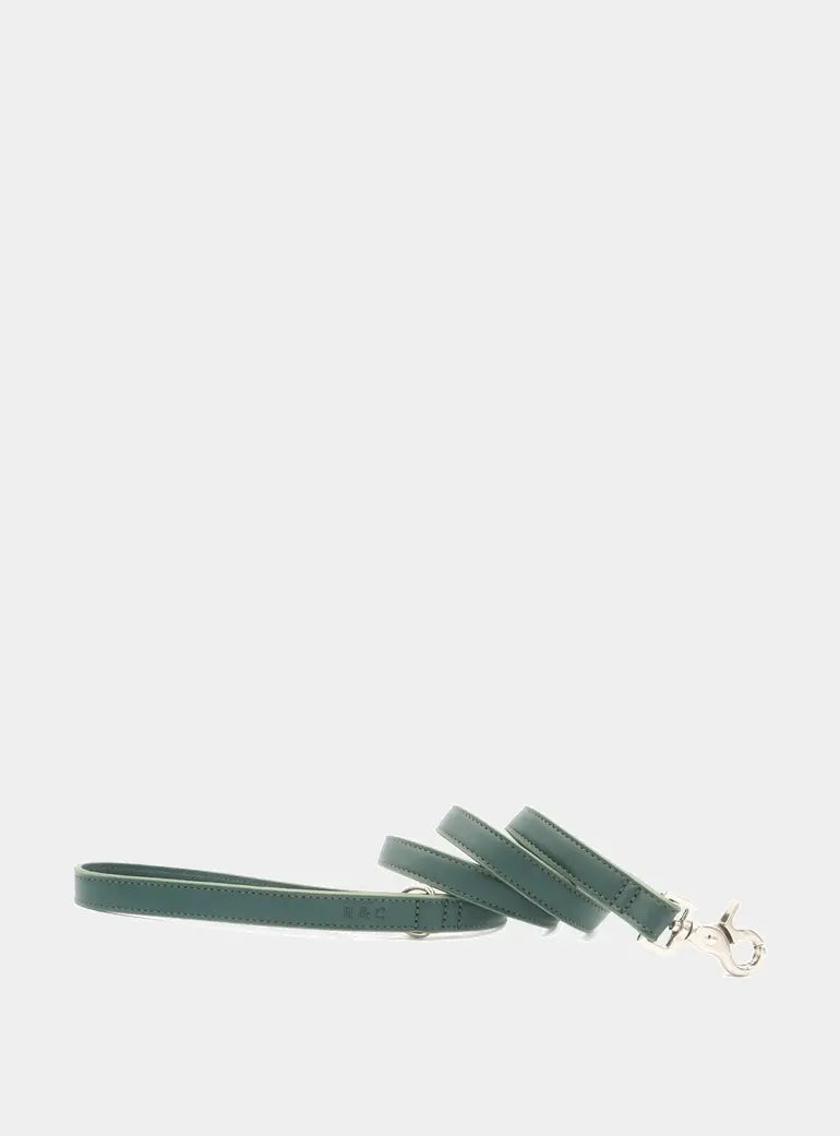 Green Leather Dog Lead Ralph & Co