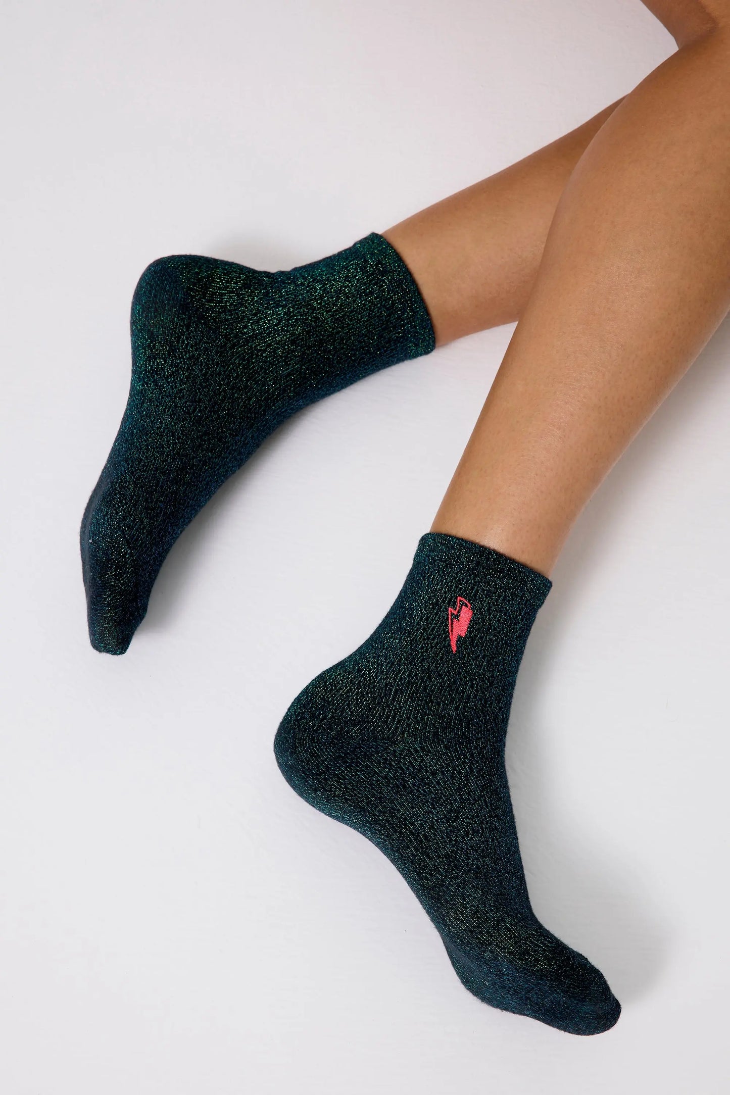 Green Lurex Socks Scamp & Dude