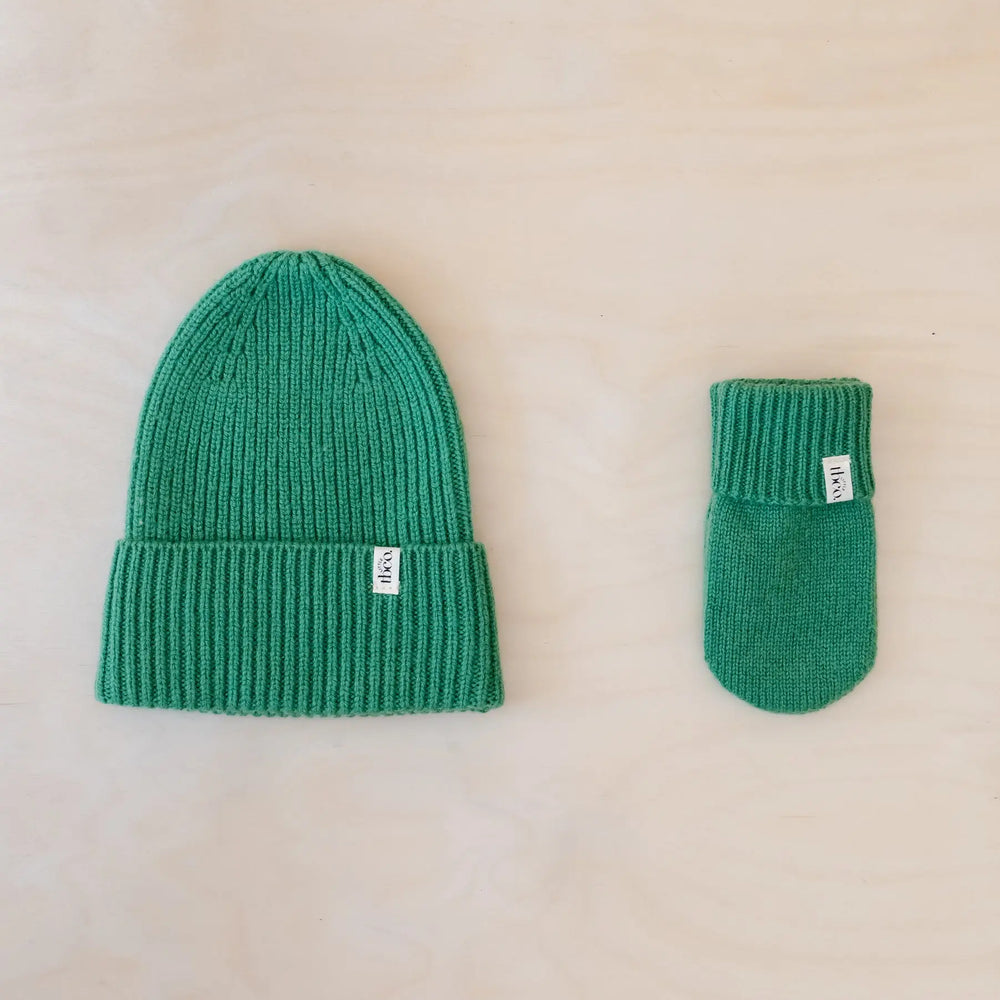Green Merino Beanie TartanBlanketCo