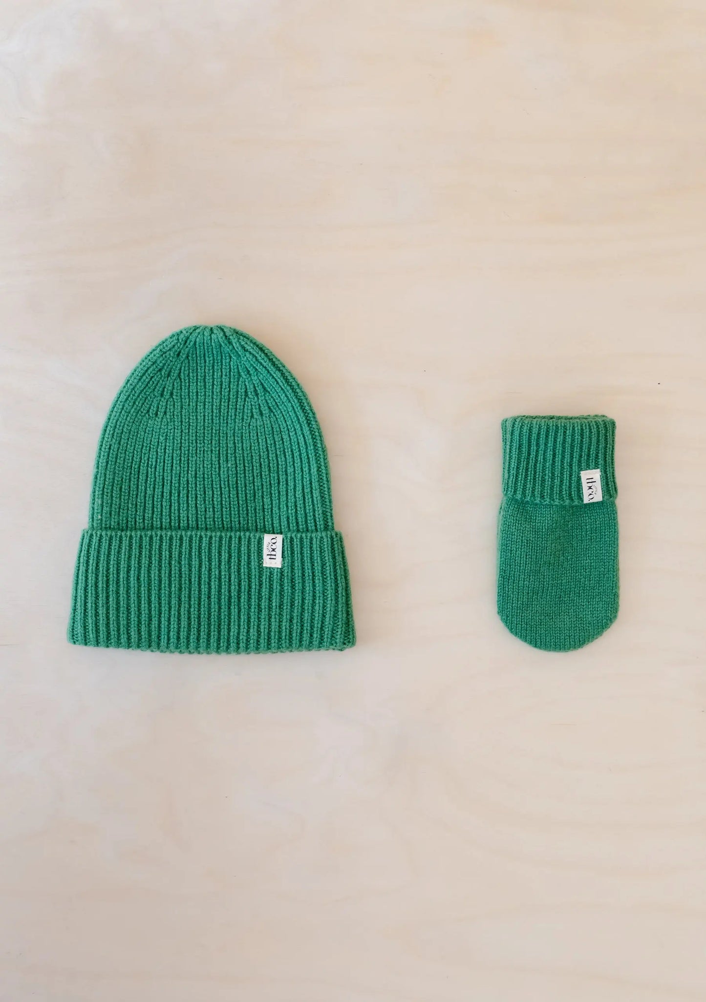 Green Merino Beanie TartanBlanketCo