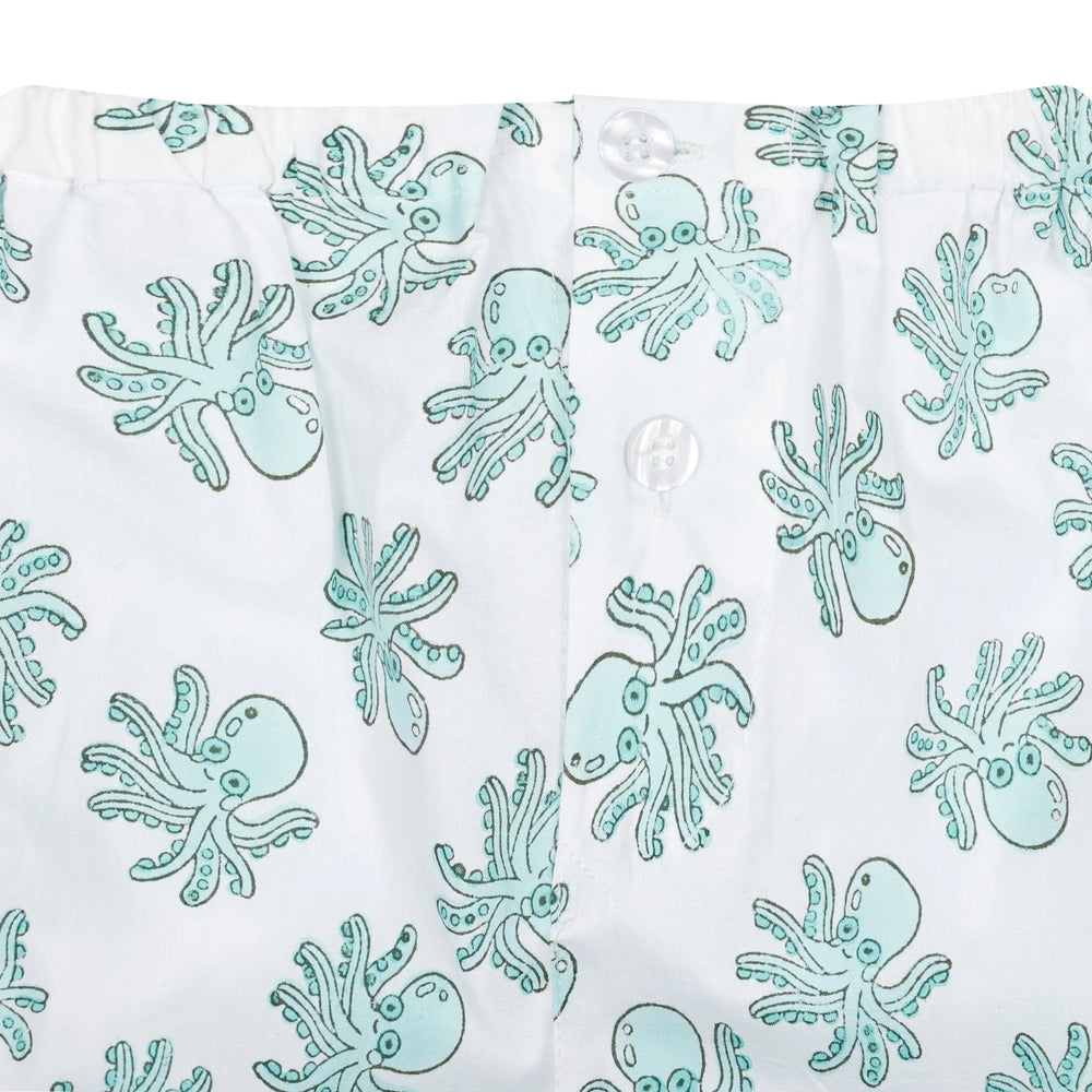 Green Octopus Children's Pyjamas Moochic