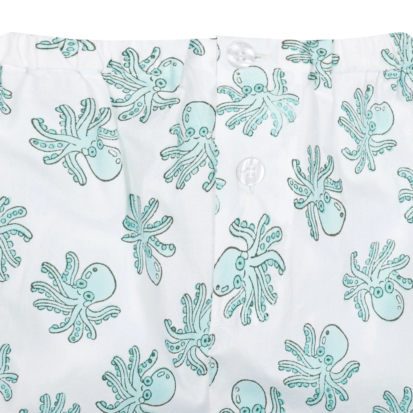 Green Octopus Children's Pyjamas Moochic