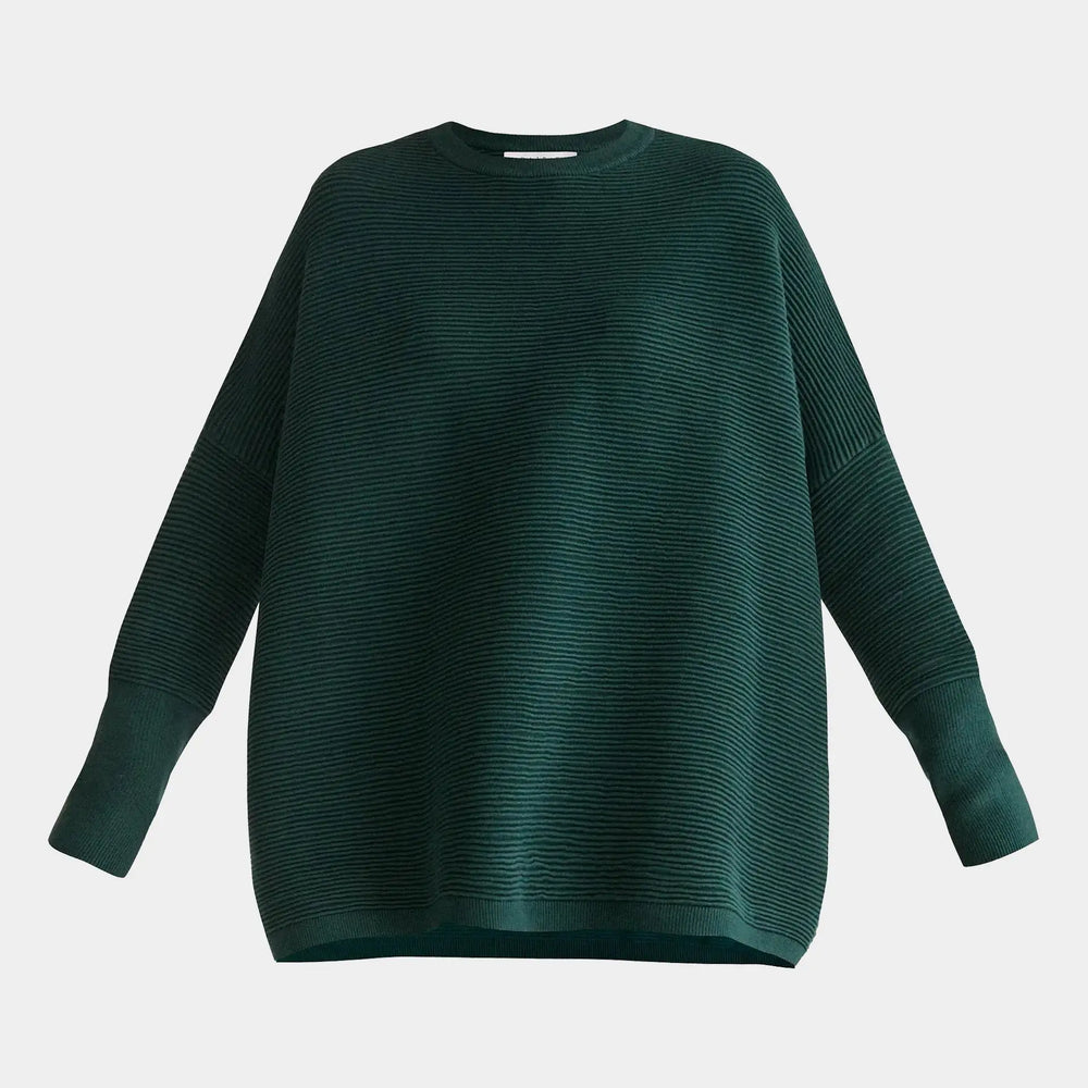 Green Paisie Ribbed Jumper Paisie