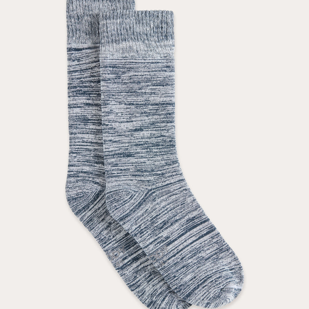 Grey Marl Chunky Organic Cotton Bed Socks Boody