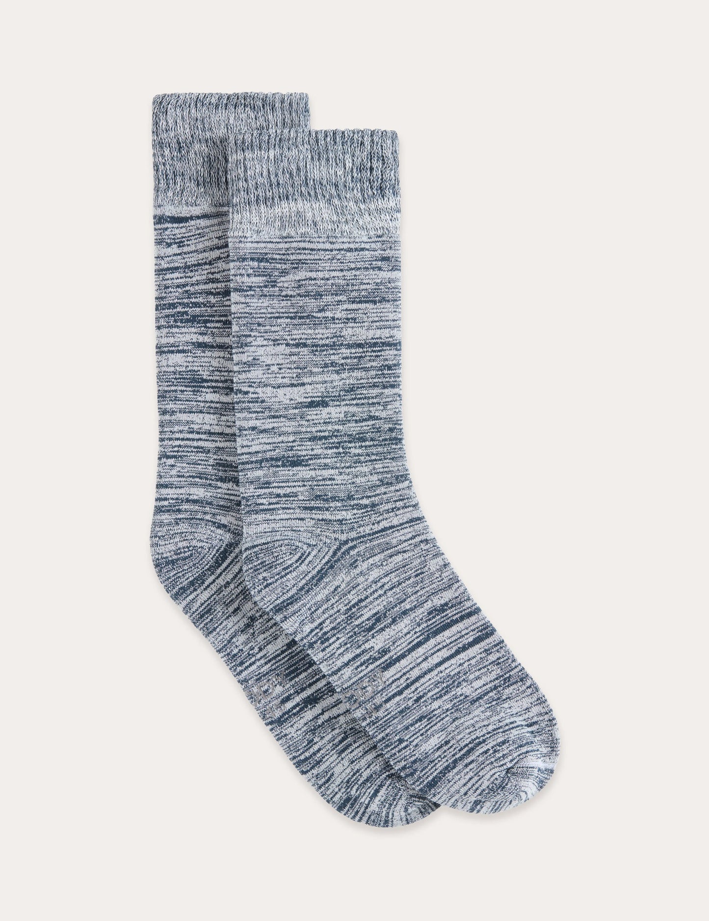 Grey Marl Chunky Organic Cotton Bed Socks Boody