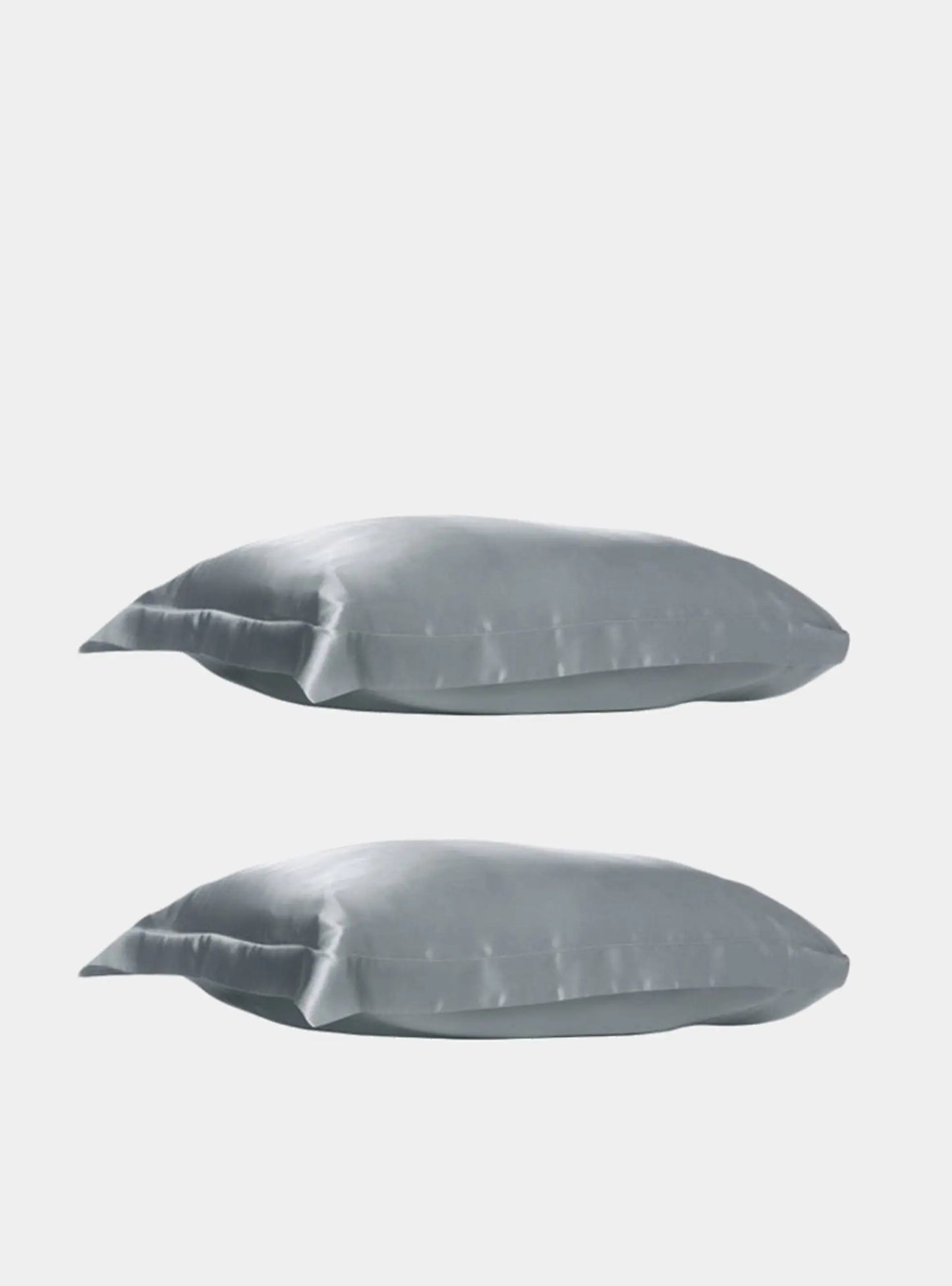 Grey Satin Pillowcases SMUG