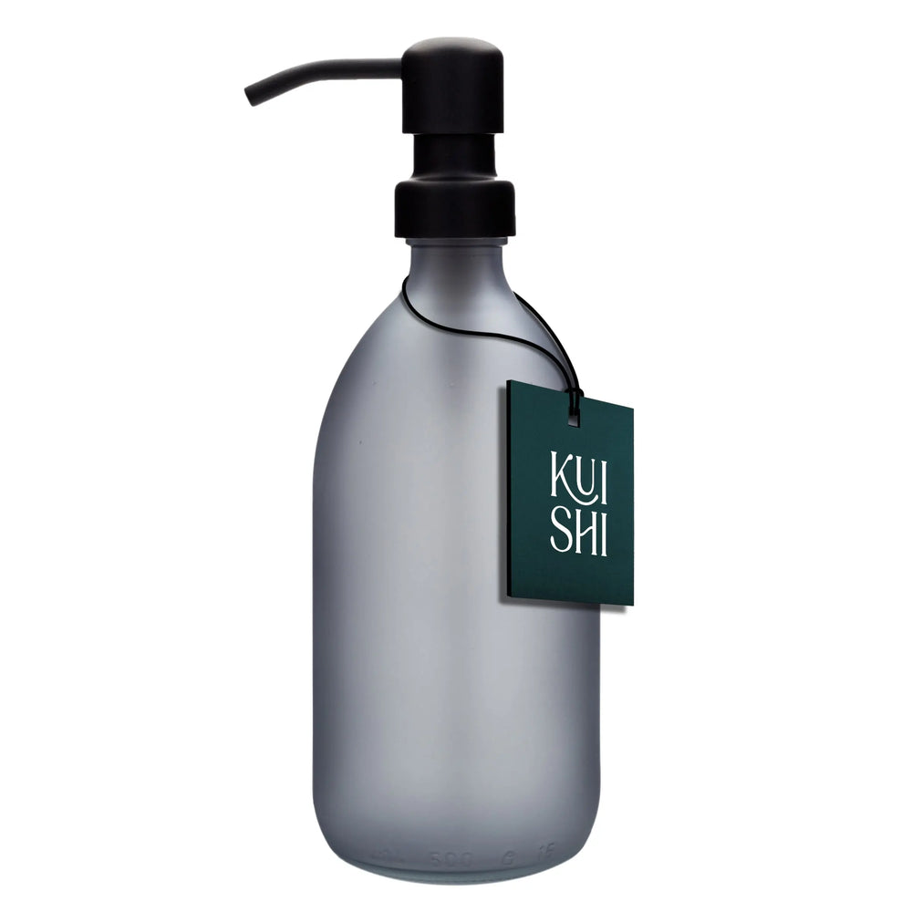 Grey Soap Dispenser Stainless Steel Pump Kuishi