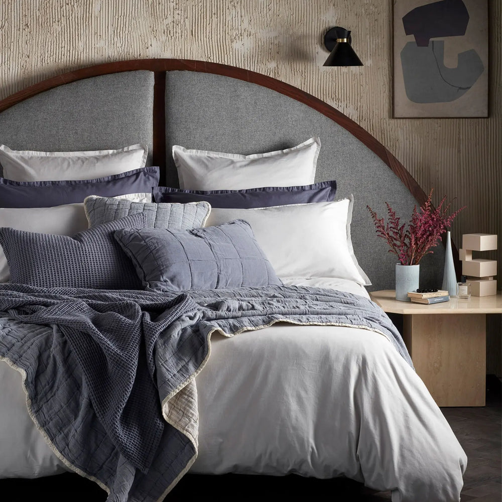 Grey Super Soft 100% Cotton Bed Linen The Secret Linen Store