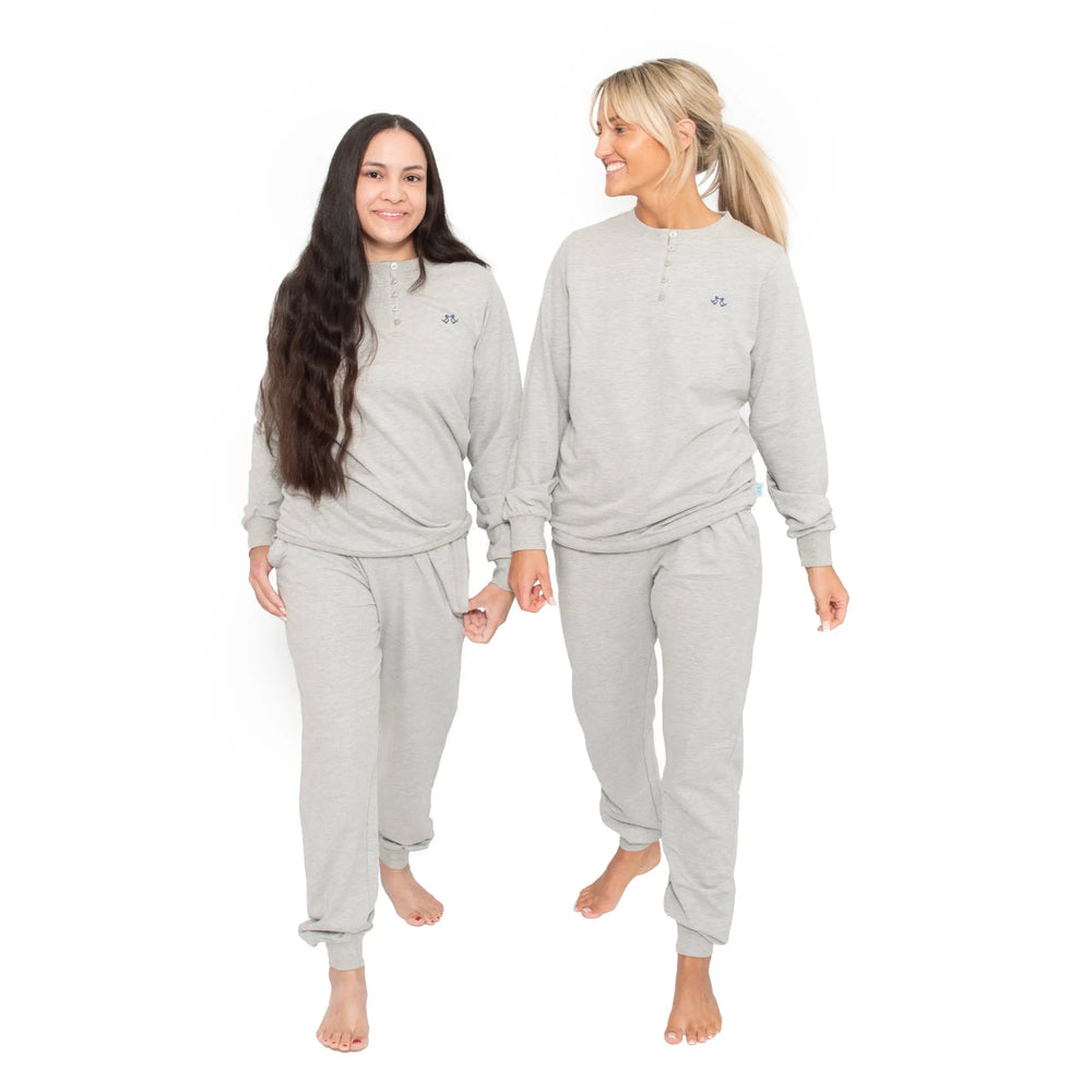 Grey Women's Loungewear Set Luca and Rosa
