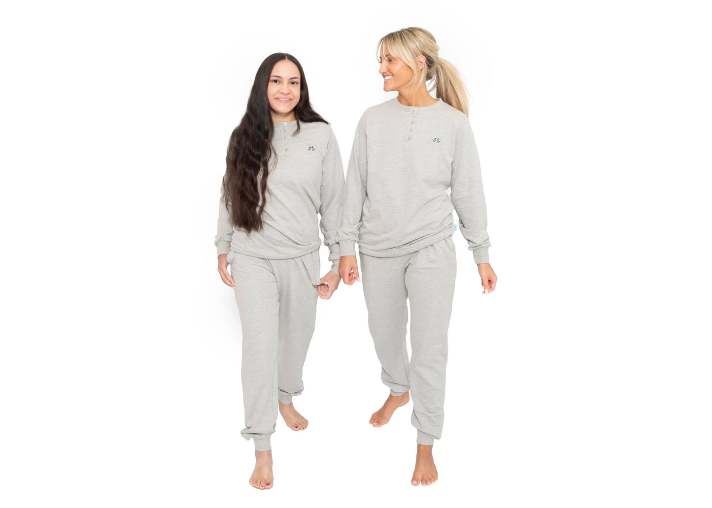Grey Women's Loungewear Set Luca and Rosa