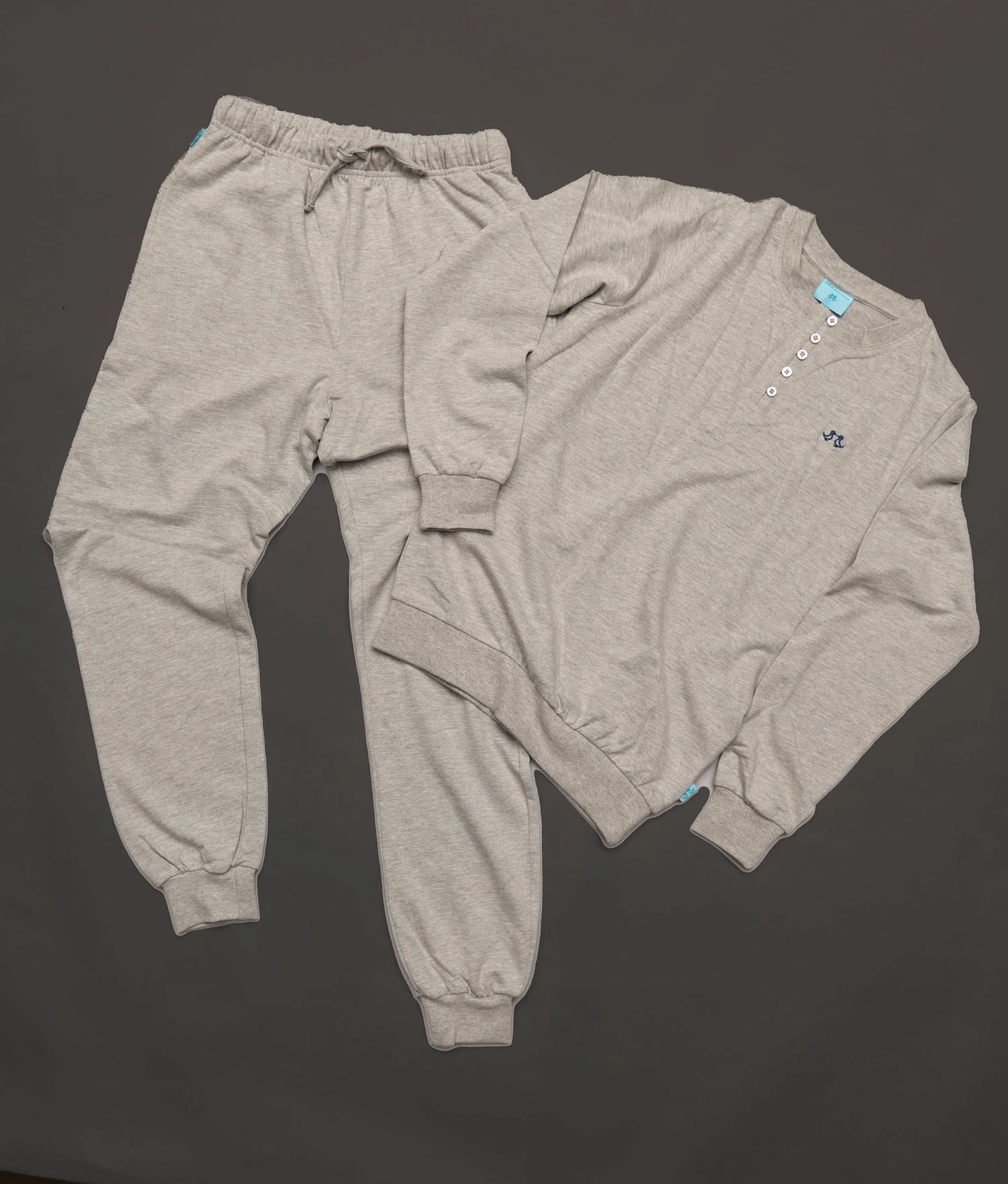 Grey Women's Loungewear Set Luca and Rosa