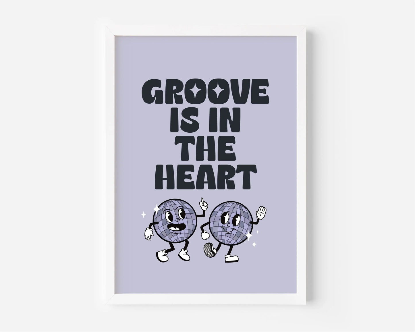 Groove Is In The Heart (Deee-Lite inspired) A4 Lyric Art Print whowhatclaireart