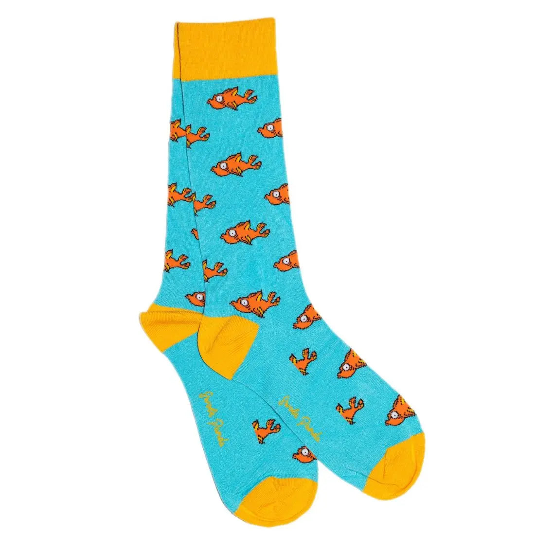 Guppy Fish Bamboo Socks Swole Panda
