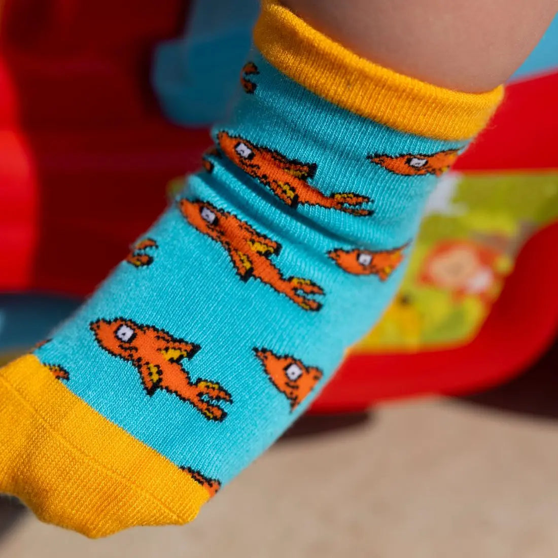 Guppy Fish Bamboo Socks Swole Panda
