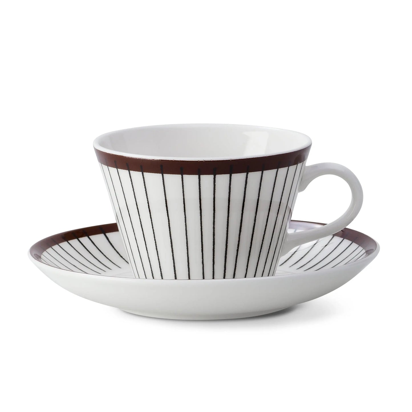 Gustavsbergs Porslinsfabrik Ršd Salix Coffee Set, Cone Coffee Cup + Saucer Gustavsbergs Porslinsfabrik