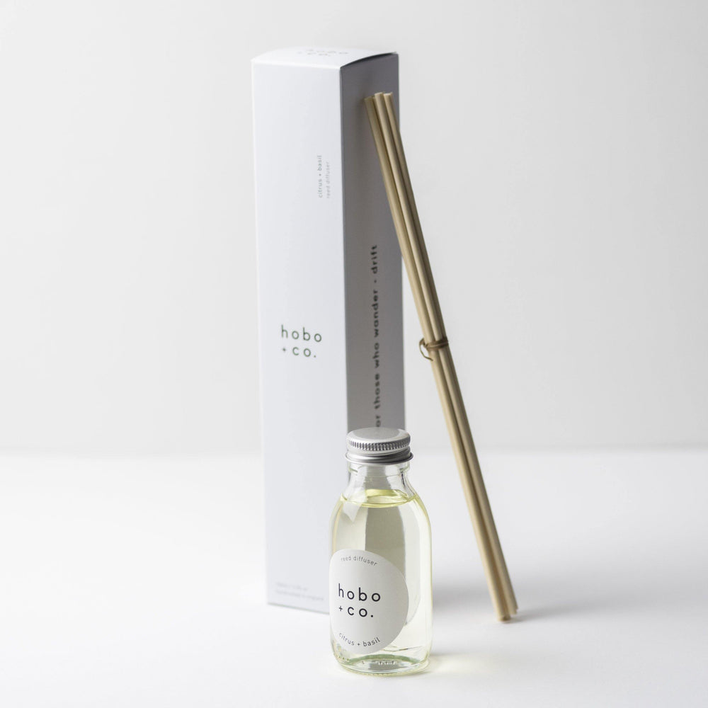 Citrus and Basil Reed Diffuser hobo + co.