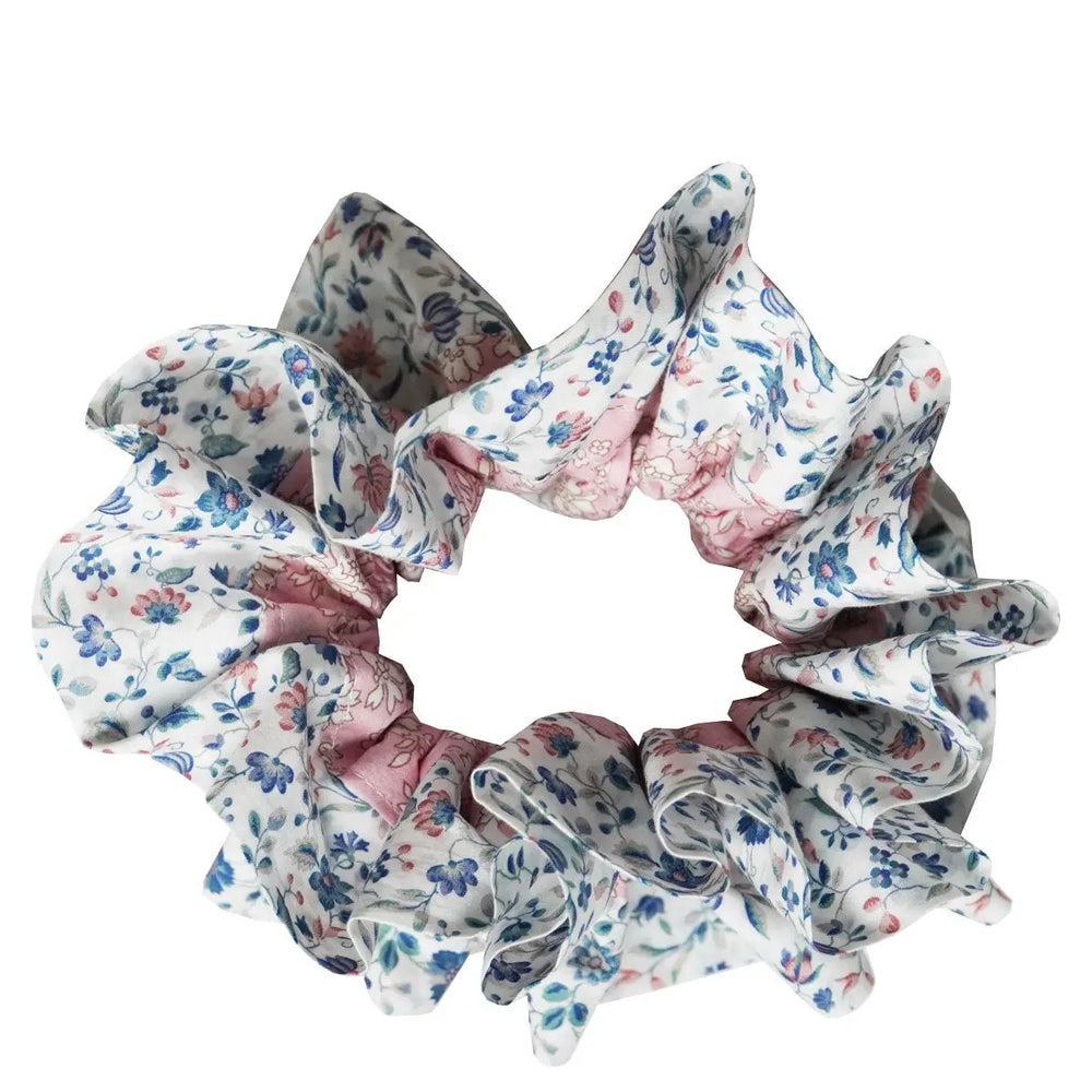 Hair Scrunchie Made With Liberty Fabric LUNA BELLE & CAPEL PINK Coco & Wolf