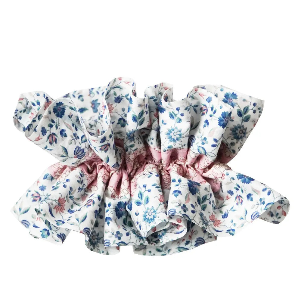 Hair Scrunchie Made With Liberty Fabric LUNA BELLE & CAPEL PINK Coco & Wolf