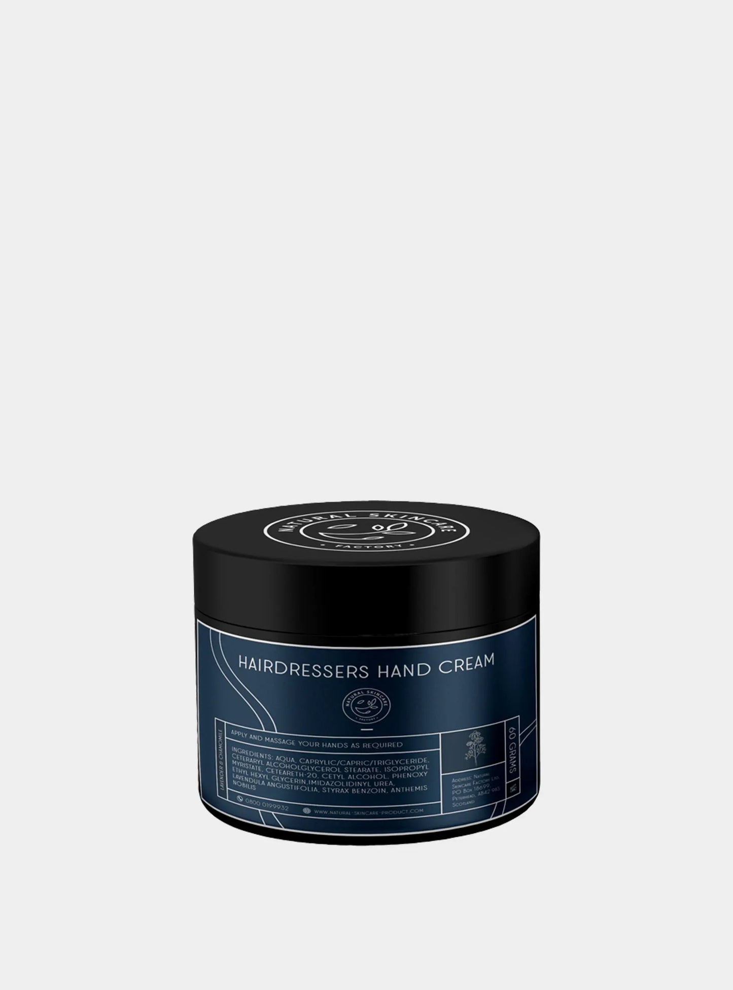 Hairdressers Hand Cream Natural Skincare Factory