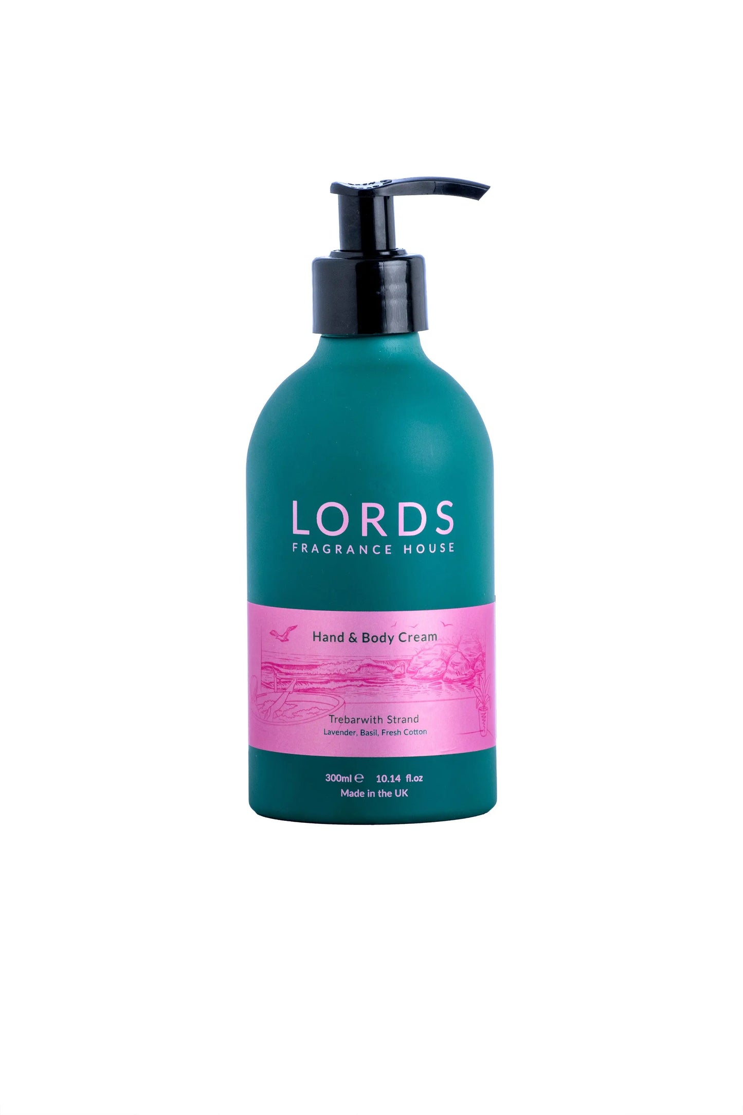 Hand & Body Cream, Green, Rinse & Repeat Aluminium Bottle LORDS Fragrance House