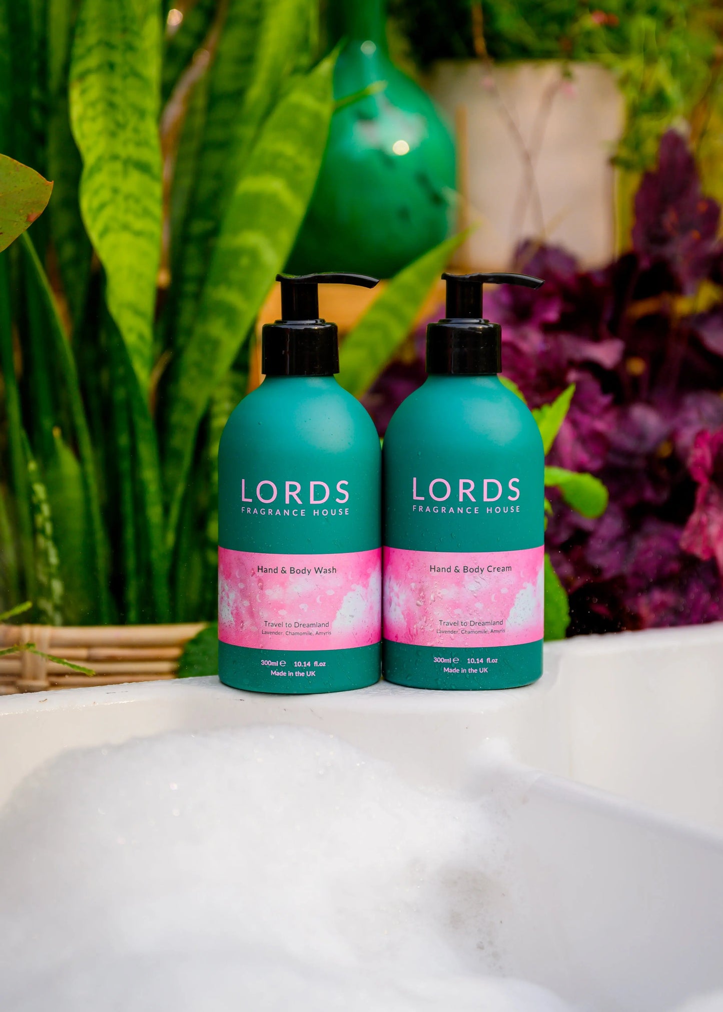 Hand & Body Cream, Green, Rinse & Repeat Aluminium Bottle LORDS Fragrance House