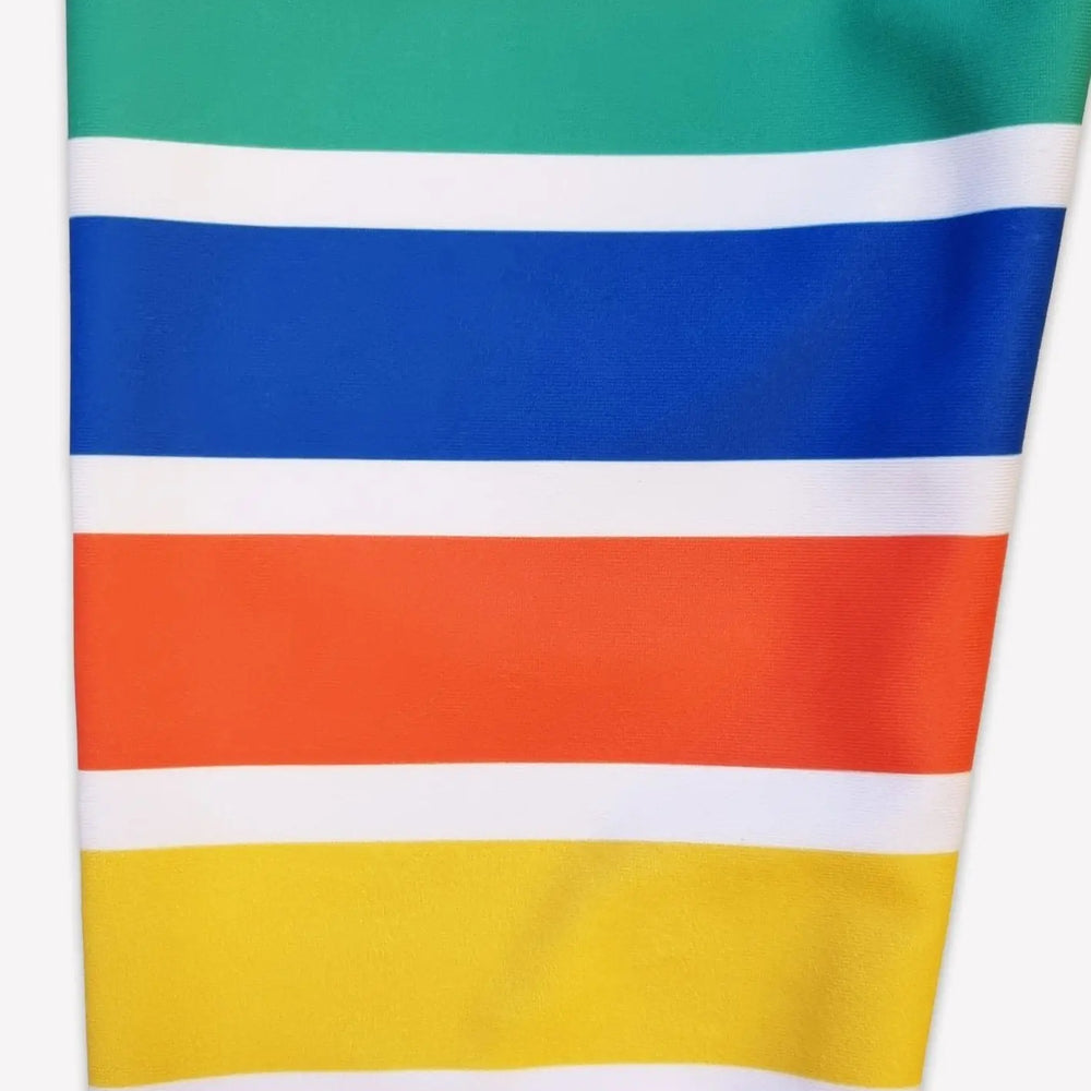 Happy Stripe Print Kids' Swim Leggings Toby Tiger