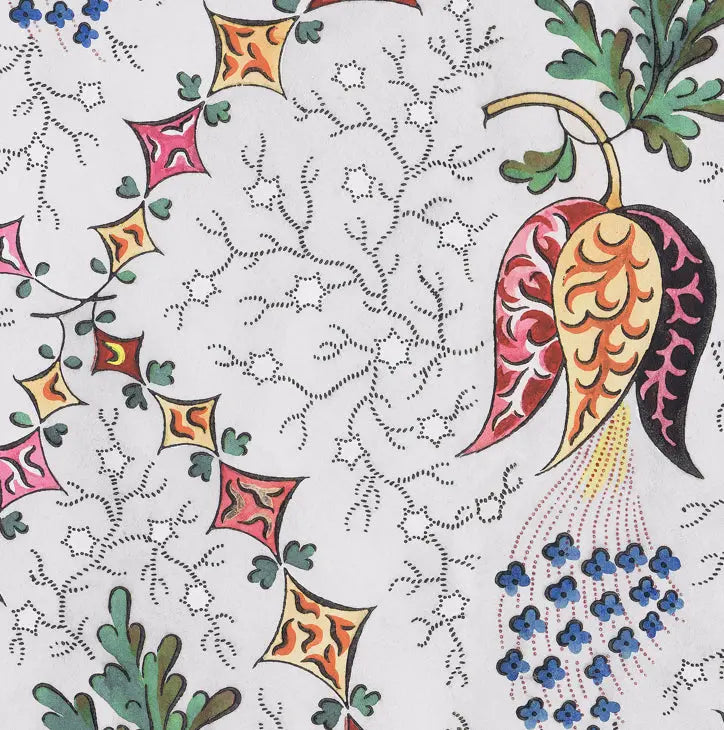 Harlequin - in  Folk - Wallpaper Print~Sisters