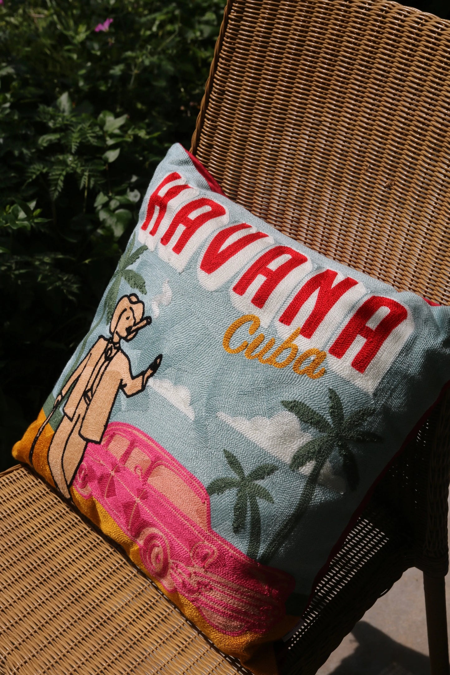 Havana Needlepoint Cushion The Pillow Drop