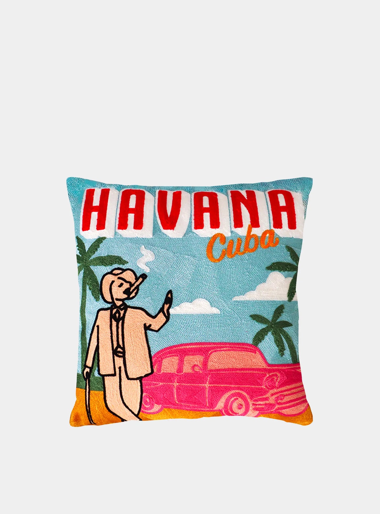Havana Needlepoint Cushion The Pillow Drop
