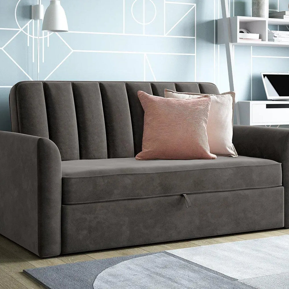 Hazel 2-Seater Sofa bed - Grey Dreams