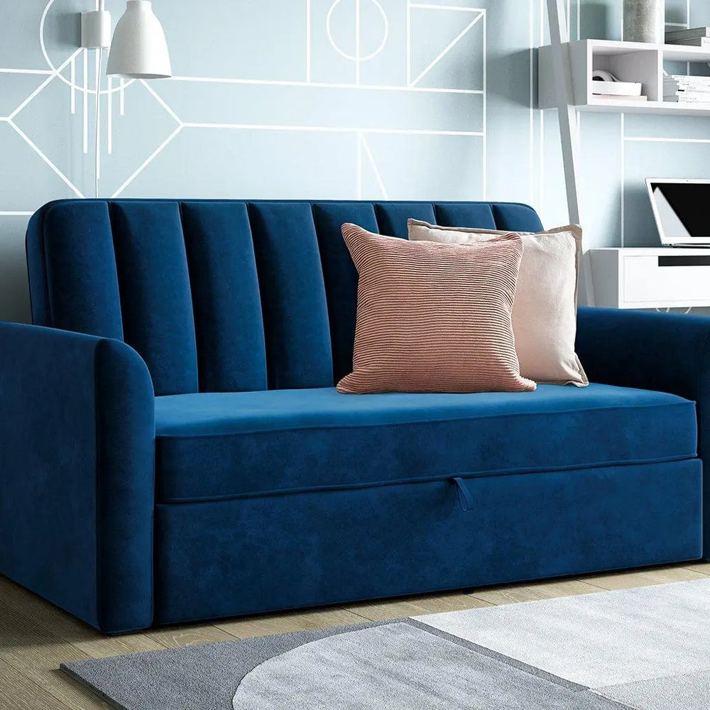 Hazel Steel Sofabed - Grey Dreams