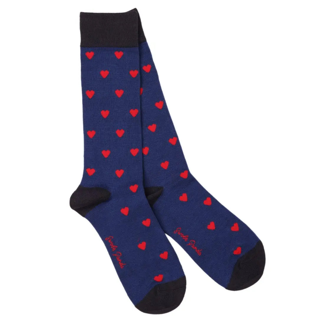 Heart Bamboo Socks Swole Panda