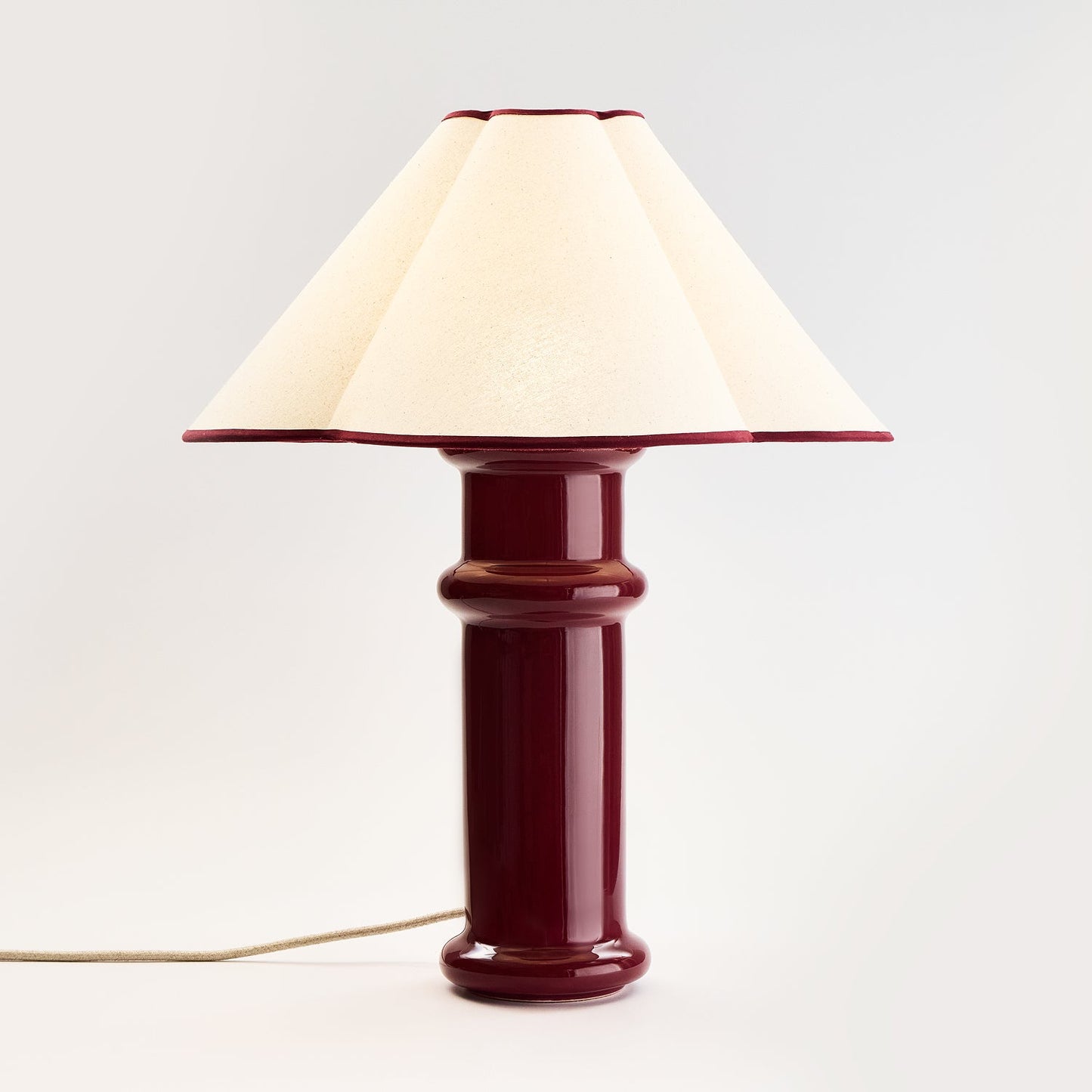 Heath Table Lamp in Port Red Tala
