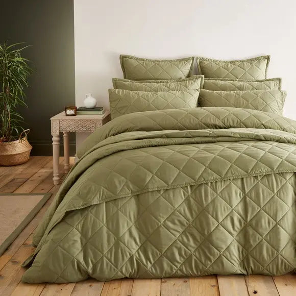 Helston Duvet Cover & Pillowcase Set Dunelm