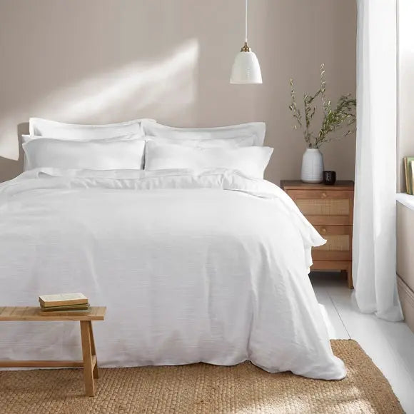 Hemp Blend Duvet Cover & Pillowcase Set Dunelm